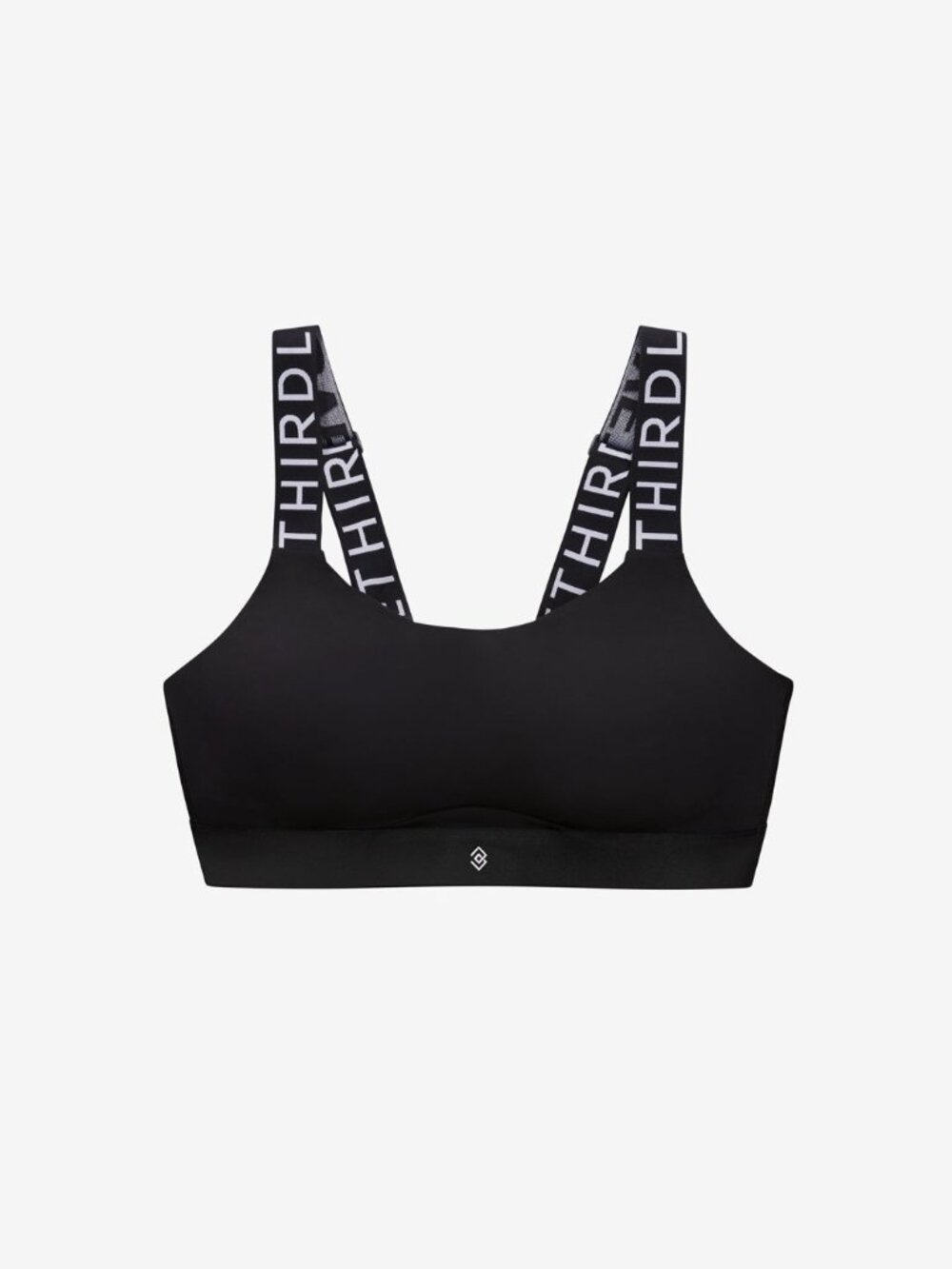 ThirdLove Kinetic Adjustable Sports Bra Size 38Fblack-logo / 38F